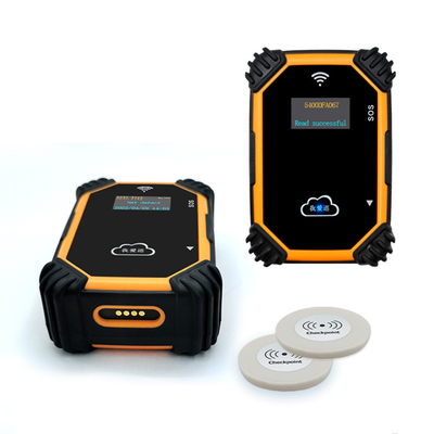 Realtime Guard Tour Patrol System Software IP68 GSM Cloud Checking Wand
