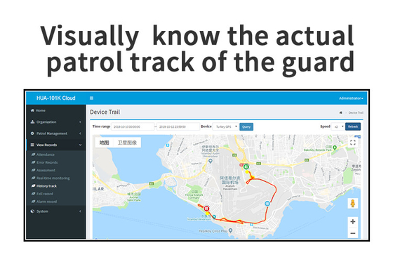 Rfid Security Tour Guard Systems Gps Tracker Positioning NFC Supported Camera
