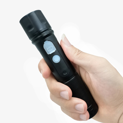 158mm Length Rfid Guard Tour System Black Color Handheld With Torchlight